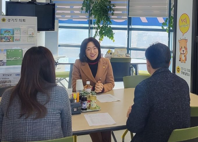 이혜원 의원, 양평시니어클럽 사업 관련 정담회 진행