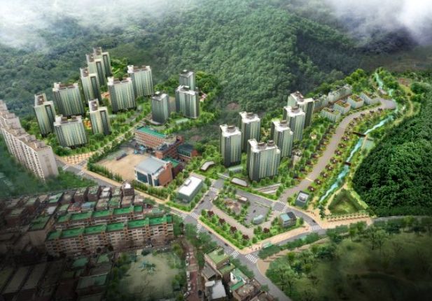 안양 관양고 조감도