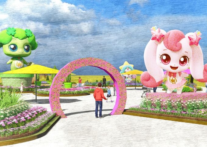 티니핑 정원 조감도