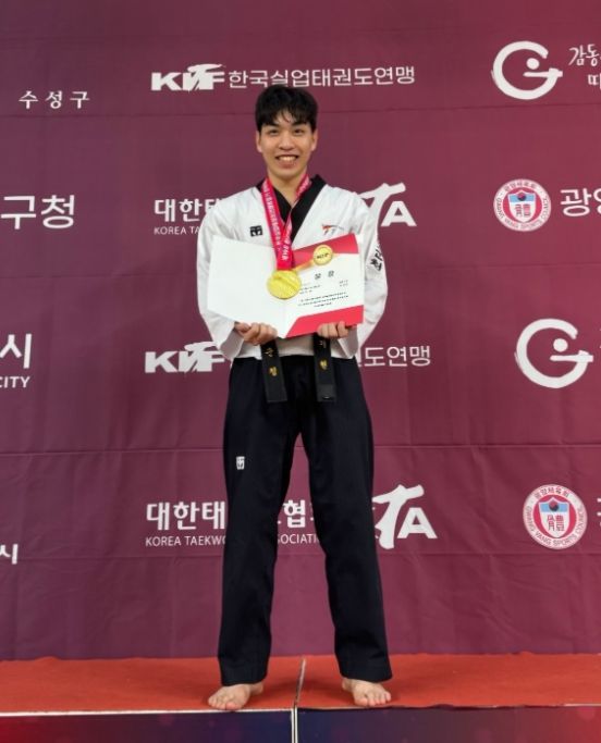 권도팀제19회 한국실업연맹회장기 전국태권도대회 금메달1, 동메달1 획득