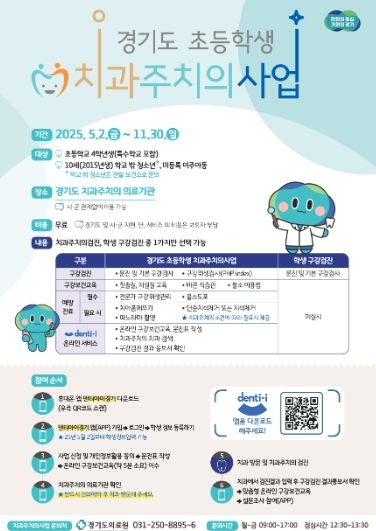 남양주시, 5월 2일부터 ‘초등학생 치과주치의’ 사업 실시