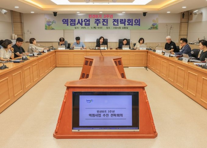 과천시, 민선8기 3주년 맞아 전략회의 개최