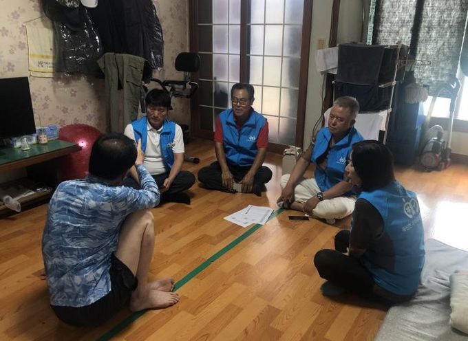 안성시 죽산면지역사회보장협의체 '독거남의 행복찾기' 사업 마무리