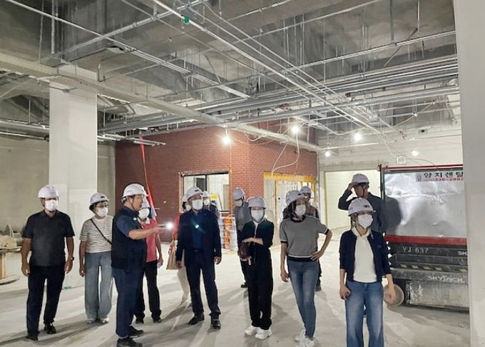 인계동 행정복지센터 신청사 공사 현장 점검