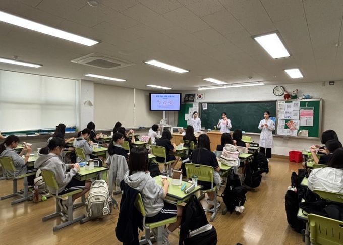 구리시, 구리여중 전교생 대상 구강 보건교육 실시