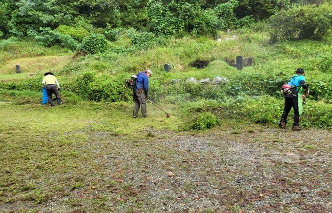 용인특례시 기흥구가 지곡동 공동묘지 환경을 정비했다.