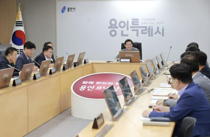 22일 시청 영상회의실에서 열린 '2026년 주요 정책 추진을 위한 보고회'