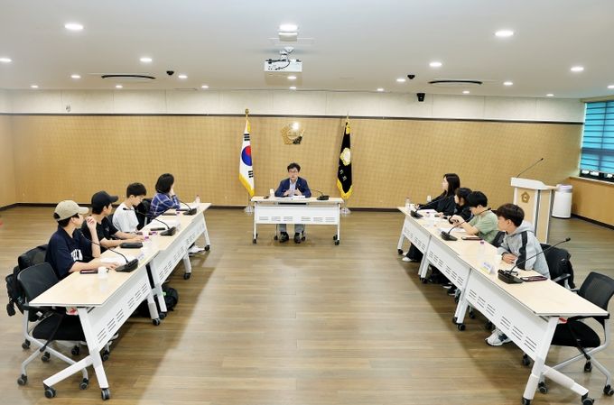 김태흥 부의장, 의왕시 대안교육기관 학생들과 시의회 참관 함께 해