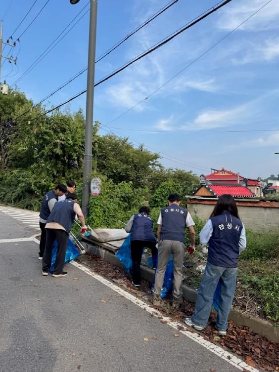 안성시 미양면 행정복지센터, 추석맞이 공직자 대청소