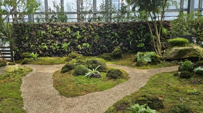 화성시우리꽃식물원 이끼원 모습