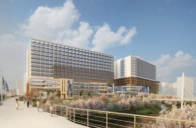 판교 봇들저류지 복합개발사업 조감도