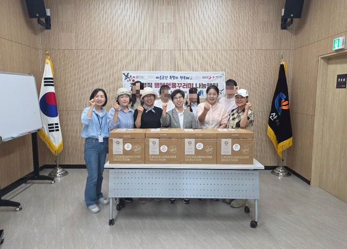 추석맞이 취약계층 24가구에 따뜻한 선물 전달