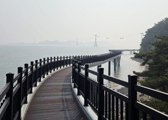 화성특례시 전곡항 지질탐방로 모습