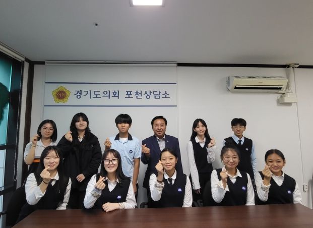 경기도의회 김성남 의원, 갈월중 학생들과 ‘농업의 미래’ 이야기 나눠