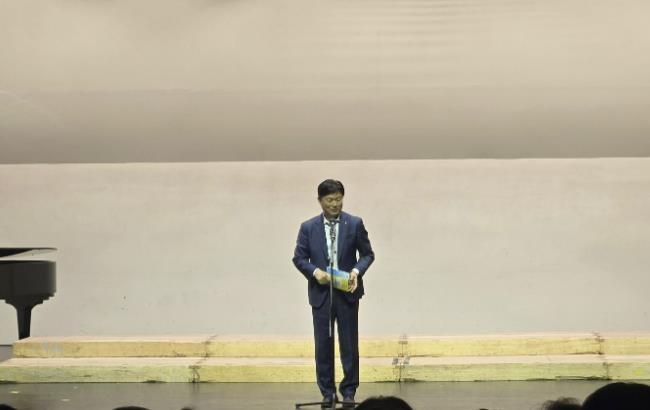 조용익 부천시장이 인사말을 전하고 있다.