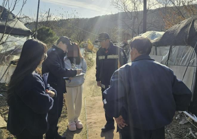 수원시 장안구 연무동, 겨울철 대설 대비 주거용 비닐하우스 점검