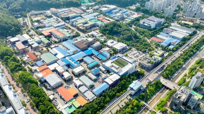 용현산업단지 전경