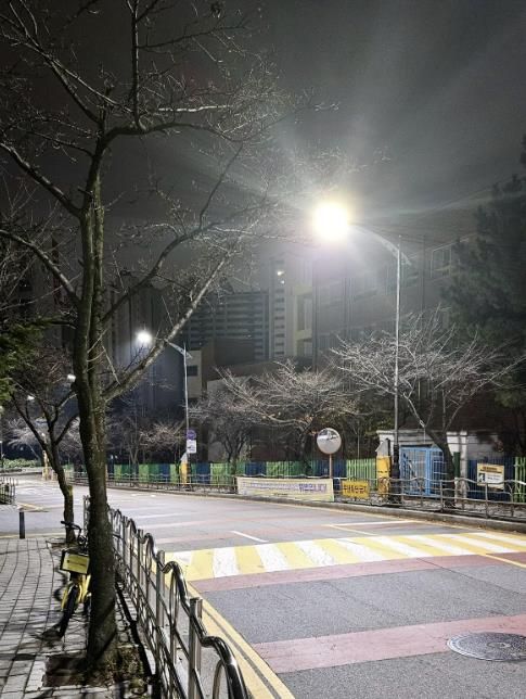 수지구 신리초교 일원 조도 개선