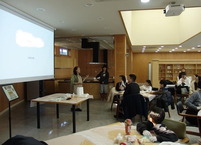 24일 농촌테마파크에서 진행된 타르트 만들기 체험 모습