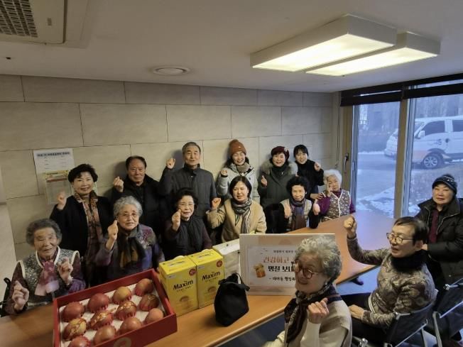 시흥시 대야동, 설 명절 맞아 경로당 찾아 새해 인사 전해