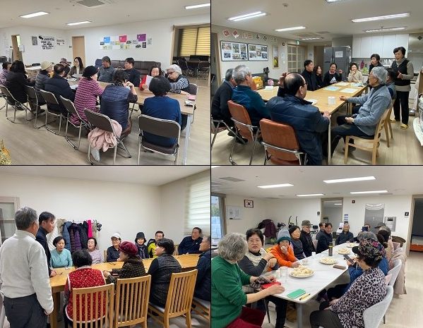 고덕동장, 경로당 현장 방문으로 소통의 장 마련