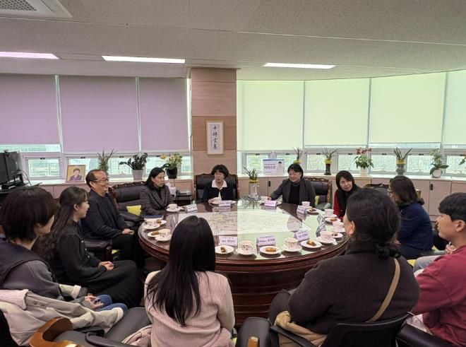 고양교육지원청 이현숙 교육장, 설 명절 앞두고 중증장애인시설 관계자와 차담회 가져
