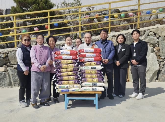 도암사 쌀 200kg 기탁 전달식
