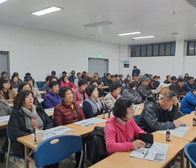 안성시 남부농업기술상담소, ‘고품질 포도 재배기술 교육’ 성황리 개최