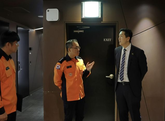 파주소방서 BTS 공연 앞두고 관서장 숙박시설 현장 안전 지도 및 예방활동 강화