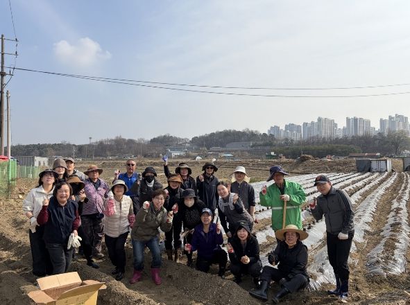 오산시 대원2동 통장협의회, ‘사랑의 감자심기’로 이웃사랑 실천