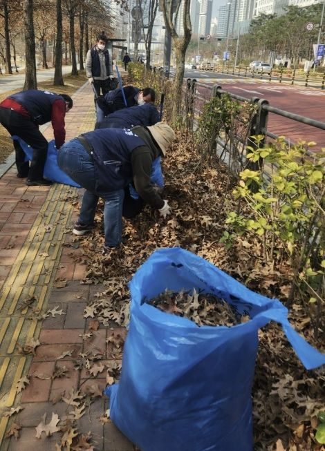 수원시 영통구 광교2동, 호우대비 대청소 실시