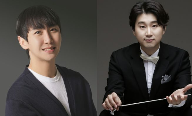 좌측 국악단 김현섭 예술감독, 우측 오케스트라 임동국 예술감독