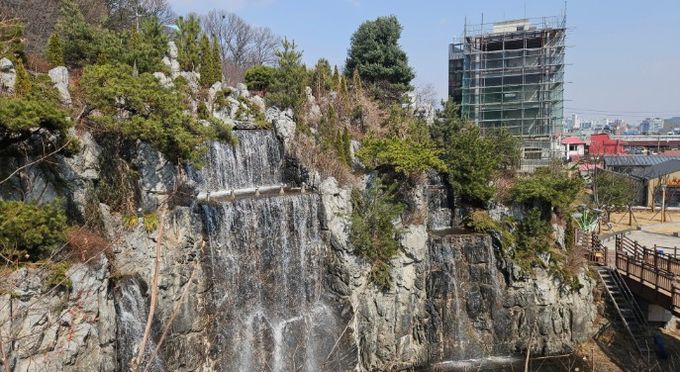 설봉공원 폭포, 분수대 4월 2일 가동 개시