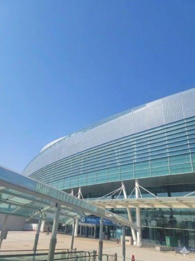 킨텍스 제1전시장 건물 일체형 태양광(BIPV태양광)